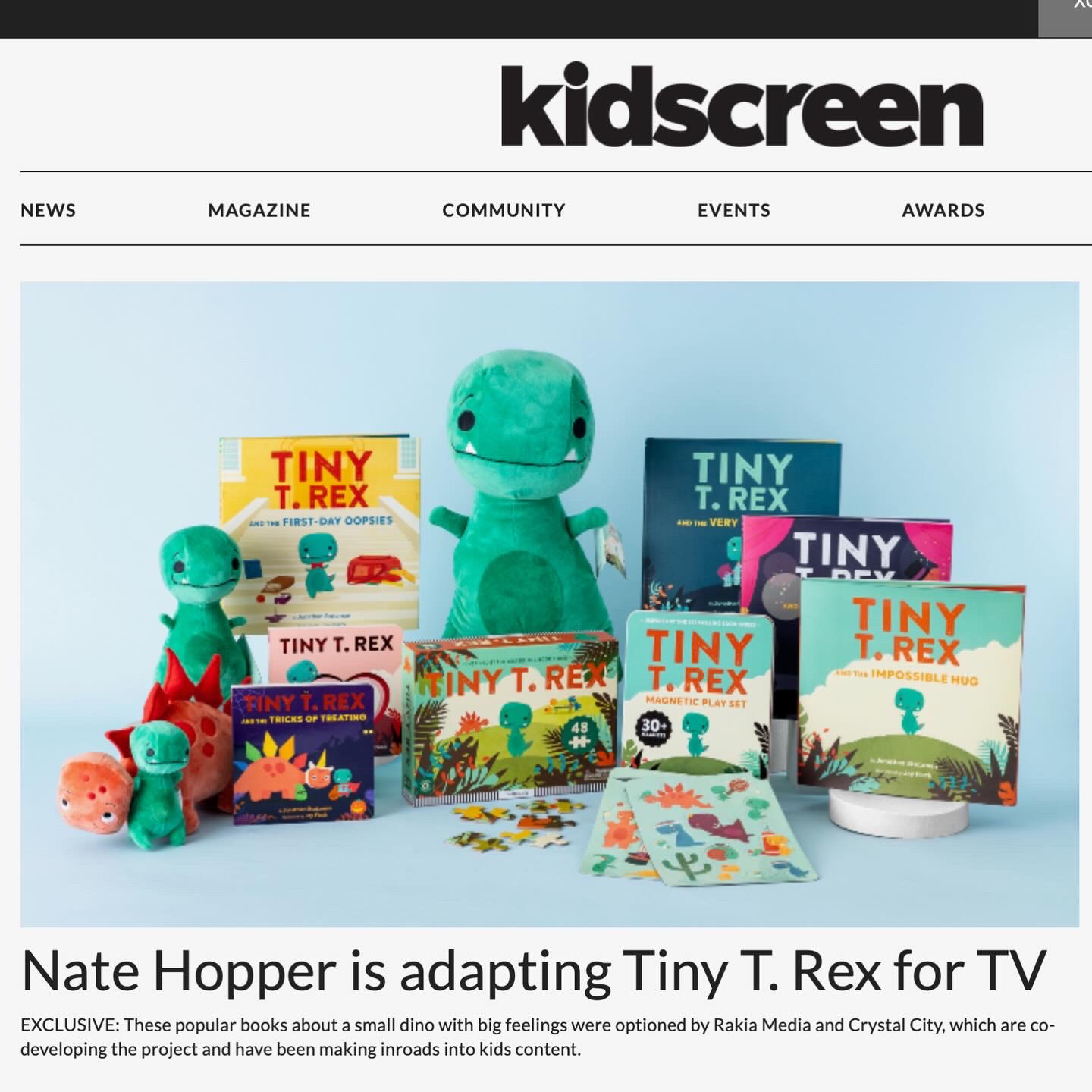 Tiny T. Rex adaptation featured in Kidscreen